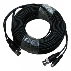 Coax RG-59 10m Incl. BNC/Voeding