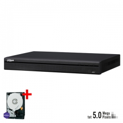 Dahua NVR4216-16PoE, incl. 2TB Opslag, Realtime 16 IP camera's